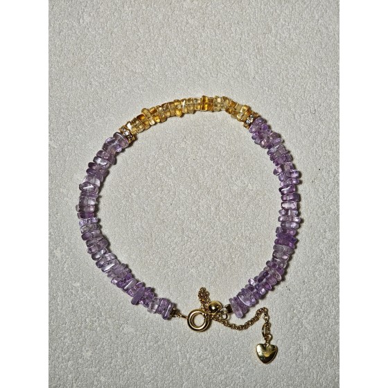 Statement Style Bracelet — Amethyst Arc