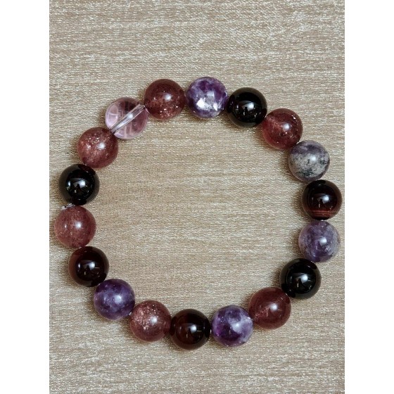 Energy Bracelet — Plum Ember