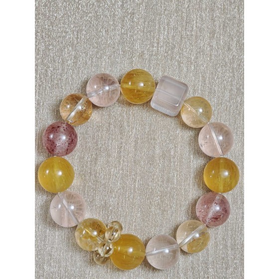 Statement Style Bracelet — Golden Blush