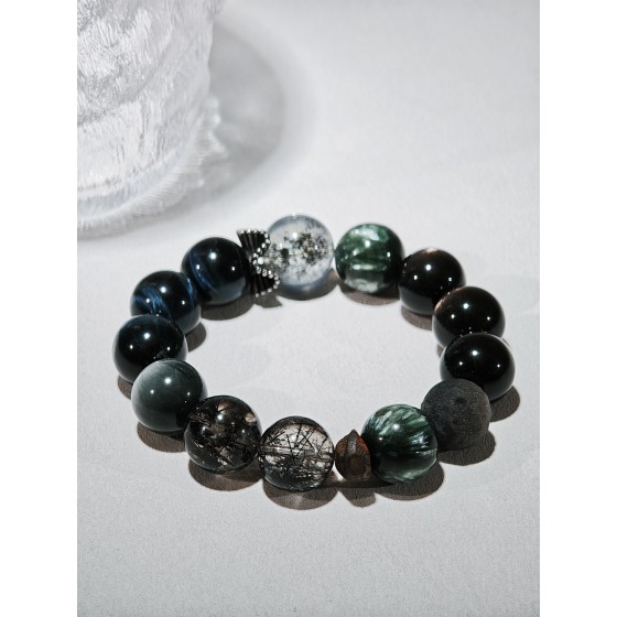 Statement Style Bracelet — Midnight Terrain